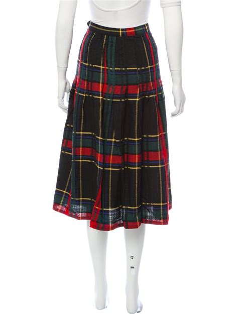 plaid dior skirt|Dior skirts.